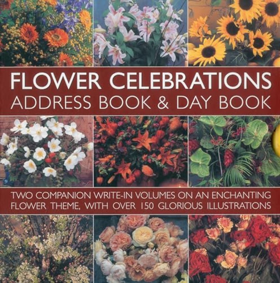 Flower Celebrations Address Book and Day Book Set
