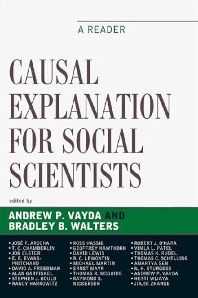 Causal Explanation for Social Scientists