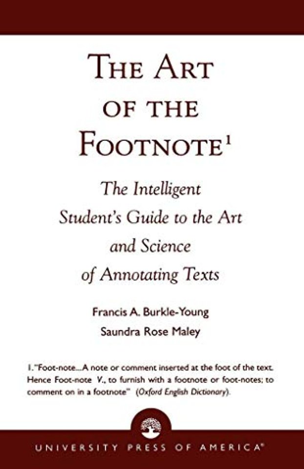 The Art of the Footnote