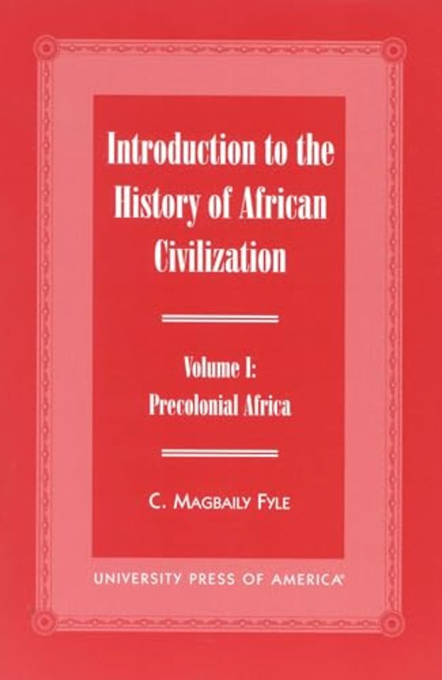 Introduction to the History of African Civilization