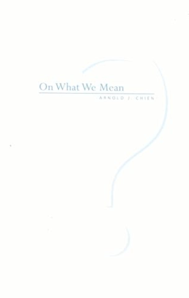 On What We Mean