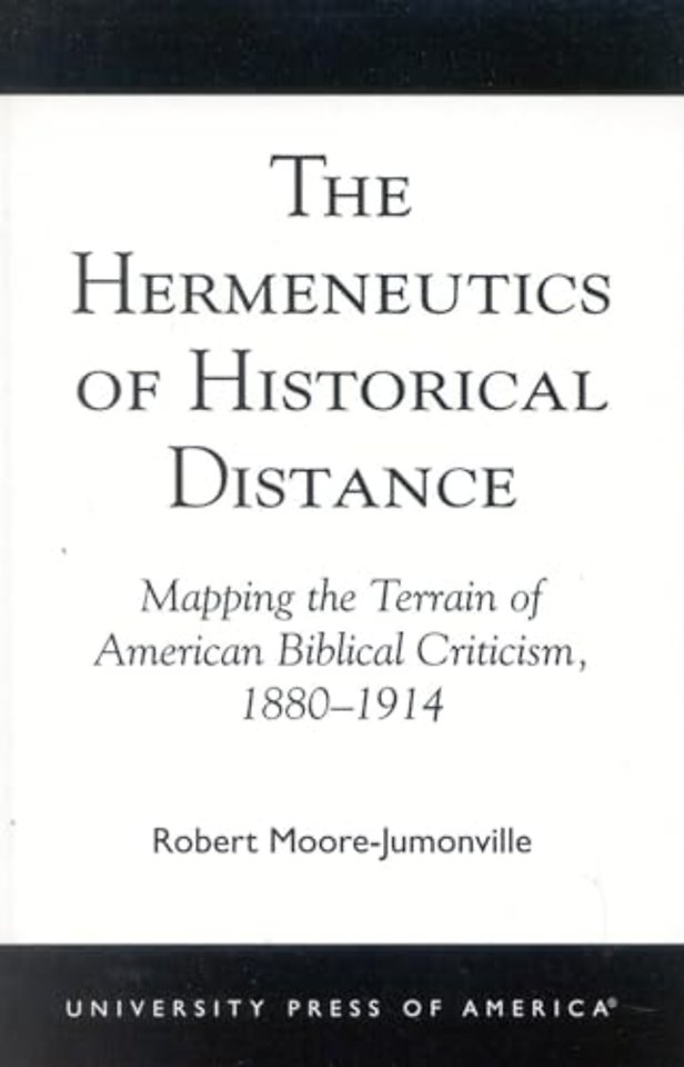 The Hermeneutics of Historical Distance