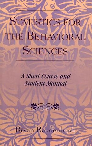 Statistics for the Behavioral Sciences