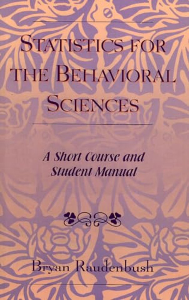 Statistics for the Behavioral Sciences