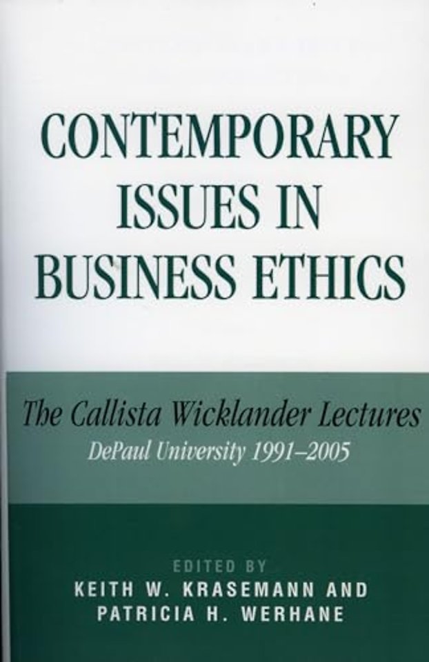 Contemporary Issues in Business Ethics