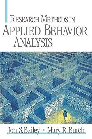 Research Methods in Applied Behavior Analysis