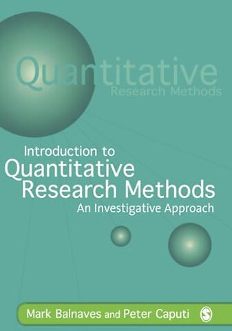 Introduction to Quantitative Research Methods