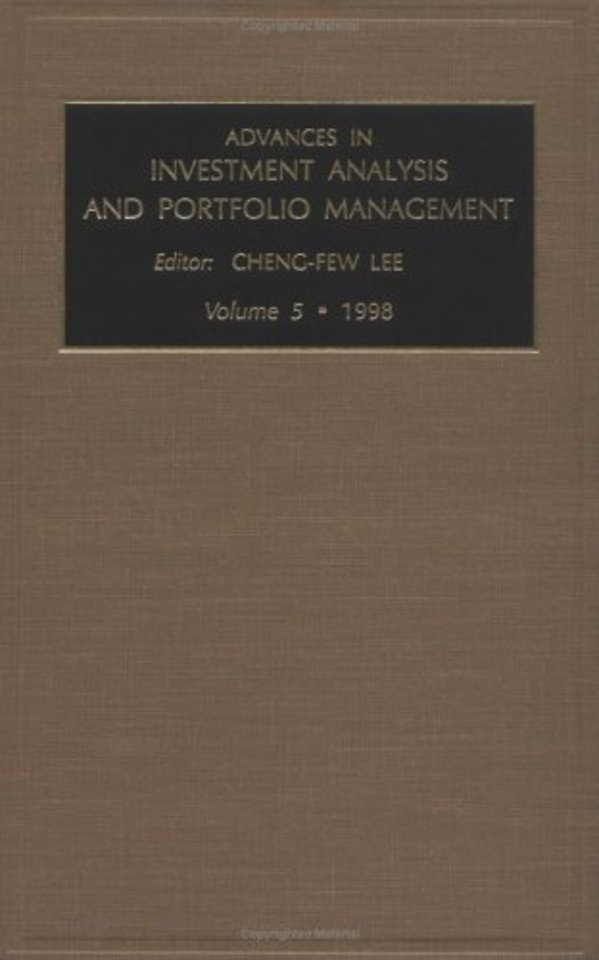 Advances in Investment Analysis and Portfolio Management
