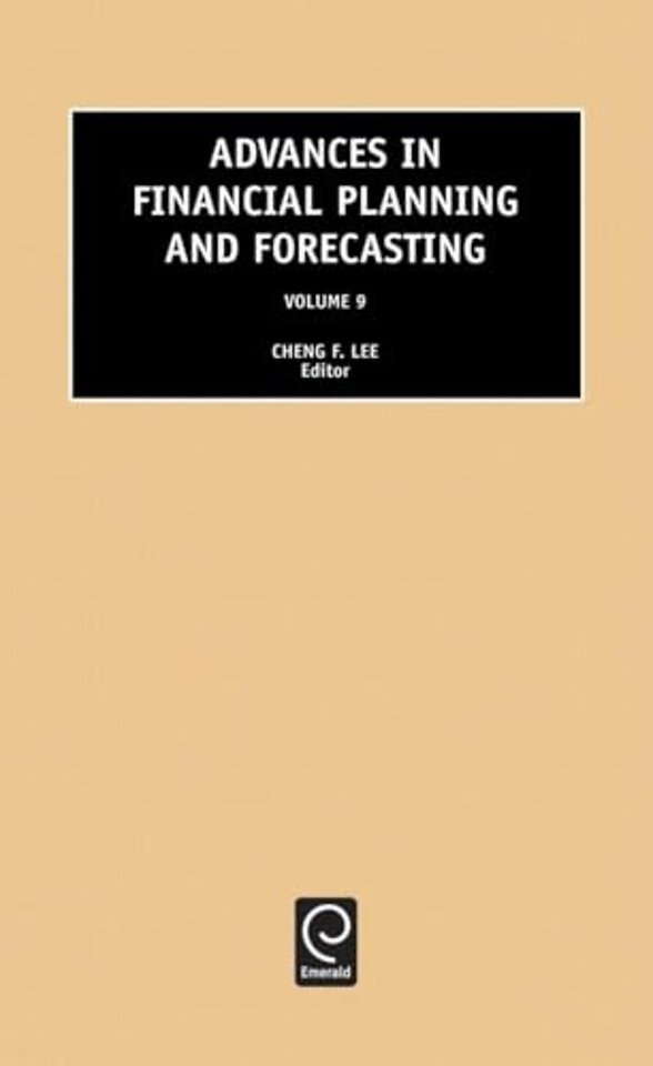 Advances in Financial Planning and Forecasting