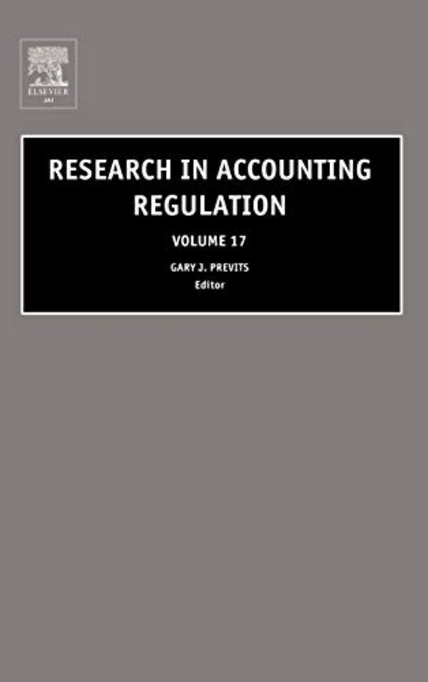 Research in Accounting Regulation