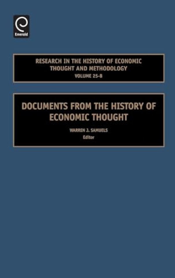 Documents from the History of Economic Thought