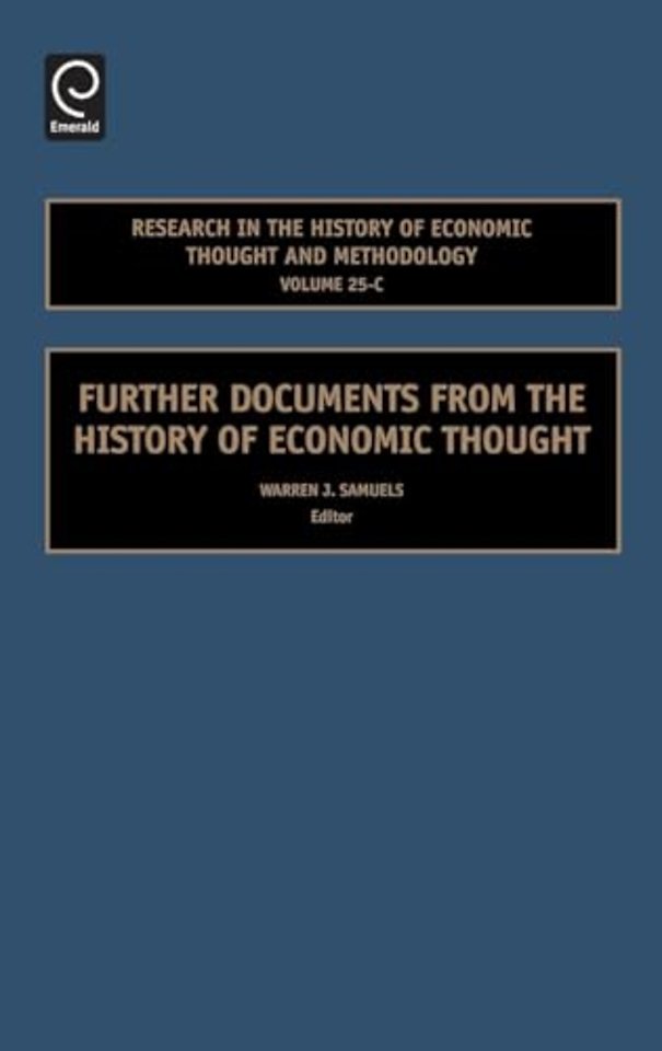 Further Documents from the History of Economic Thought