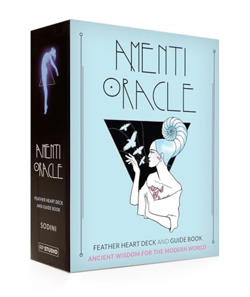 Amenti Oracle Feather Heart Deck and Guide Book