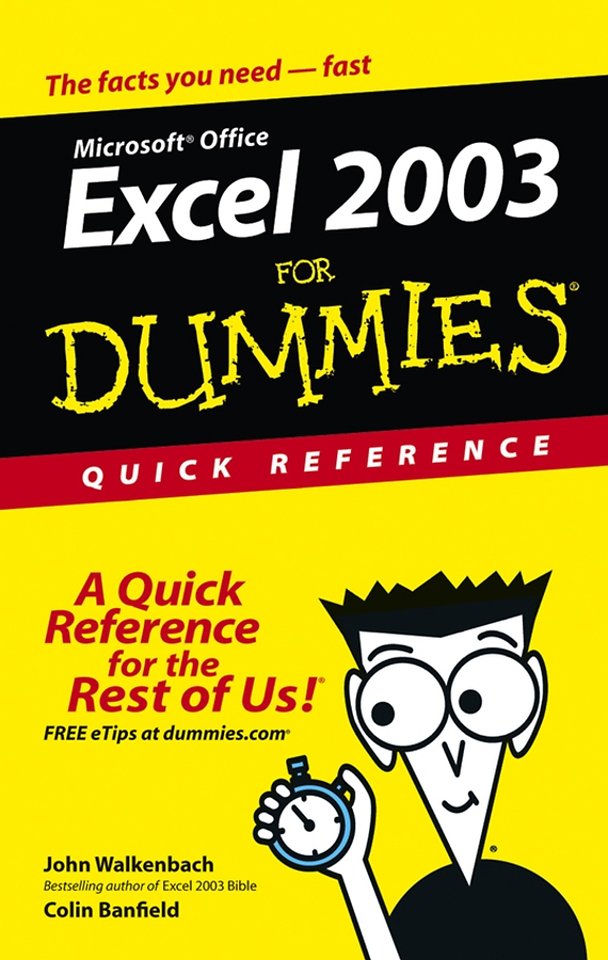 Excel 2003  For Dummies Quick Reference