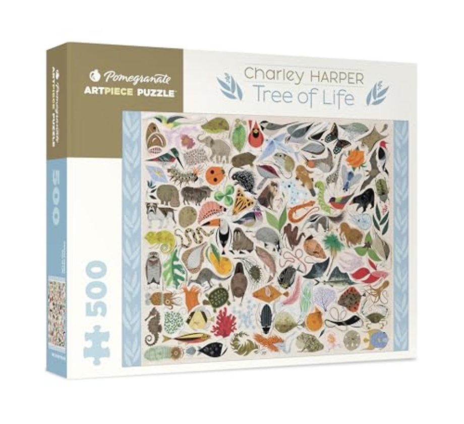 Charley Harper Tree of Life 500-Piece Jigsaw Puzzle