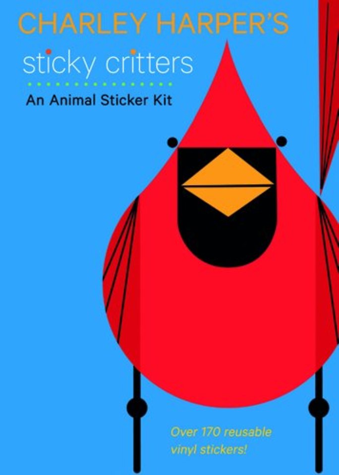 Charley Harper's Sticky Critters an Animal Sticker Kit