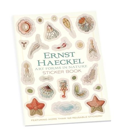 Ernst Haeckel Art Forms in Nature Sticker Book