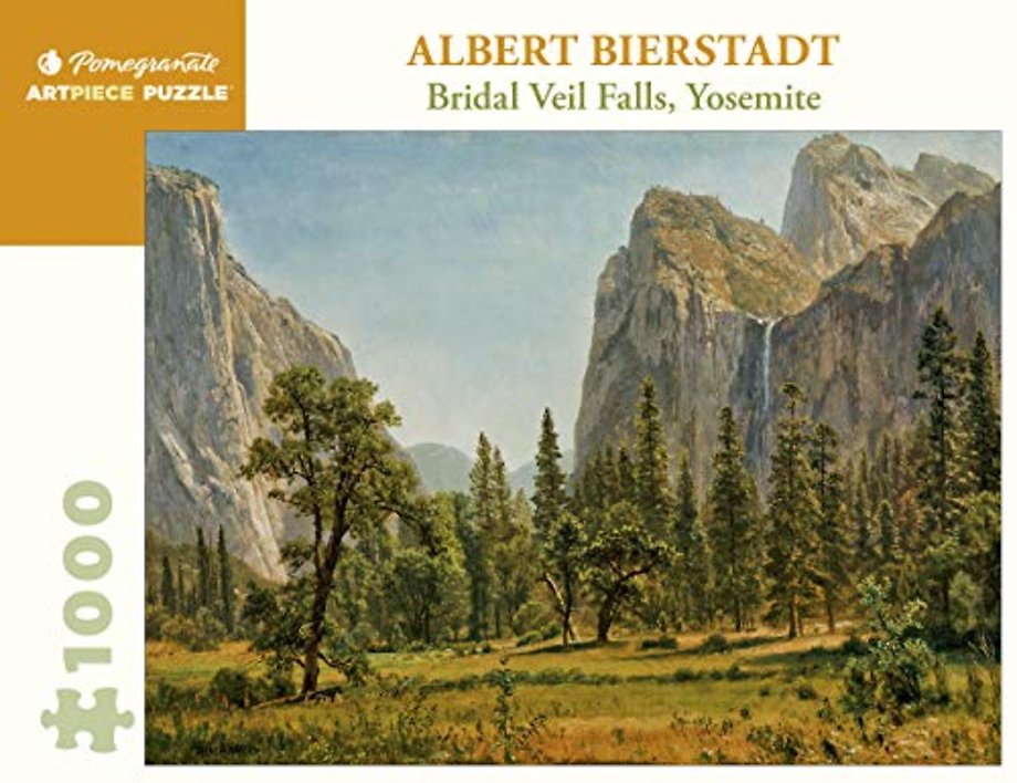 Albert Bierstadt Bridai Veil Falls Yosemite 1000-Piece Jigsaw Puzzle