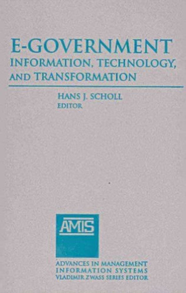 E-Government: Information, Technology, and Transformation
