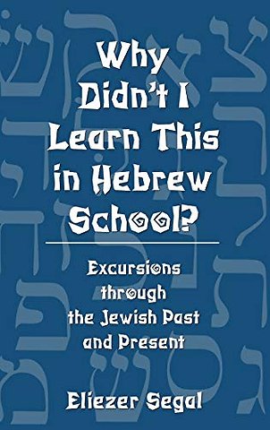 Why Didn't I Learn This in Hebrew School?