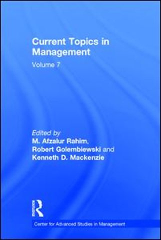 Current Topics in Management