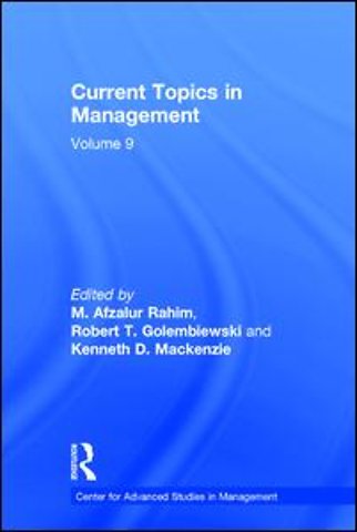 Current Topics in Management