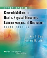 Essentials of research methods in health, physical education