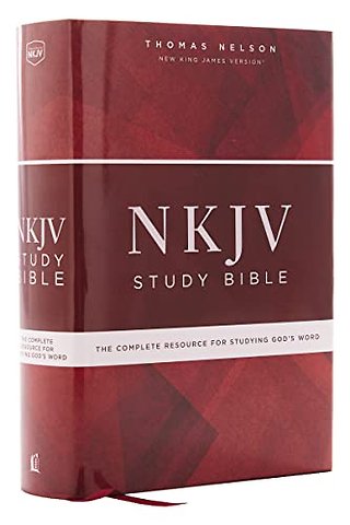 NKJV Study Bible, Hardcover, Comfort Print