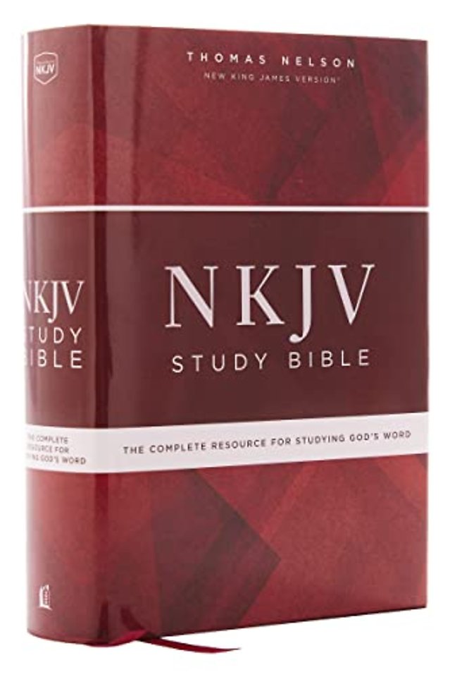 NKJV Study Bible, Hardcover, Comfort Print