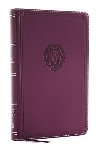 NKJV, Thinline Bible Youth Edition, Leathersoft, Purple, Red Letter, Comfort Print