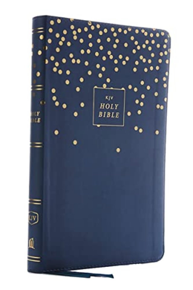 KJV Holy Bible: Thinline Youth Edition, Blue Leathersoft, Red Letter, Comfort Print: King James Version