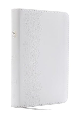 NKJV, Bride's Bible, Leathersoft, White, Red Letter, Comfort Print