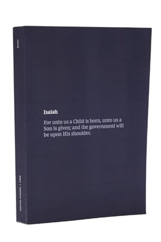 NKJV Bible Journal -  Isaiah, Paperback, Comfort Print