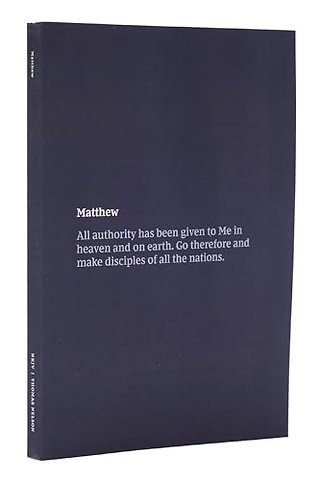 NKJV Bible Journal - Matthew, Paperback, Comfort Print
