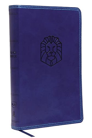 NKJV, Holy Bible for Kids, Leathersoft, Blue, Comfort Print