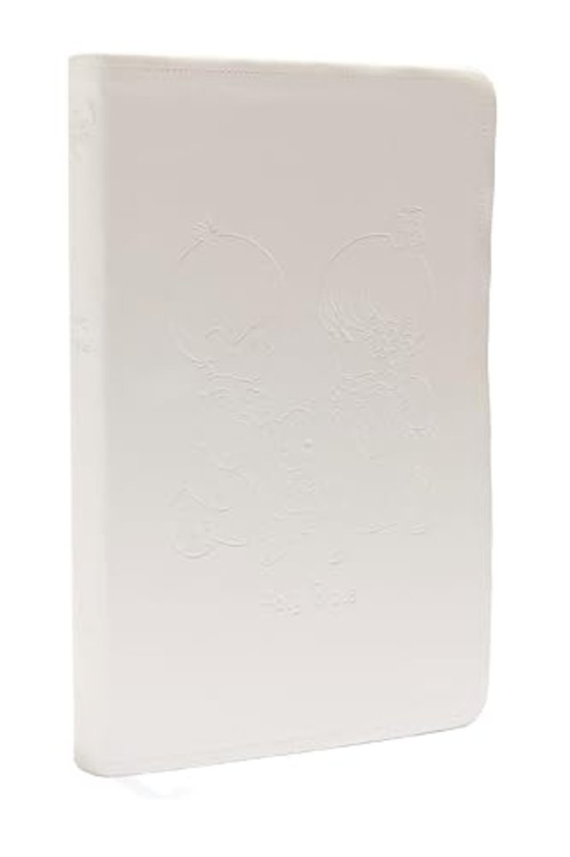 NRSVCE, Precious Moments Bible, White, Leathersoft, Comfort Print