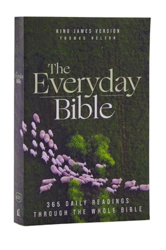 KJV, The Everyday Bible, Paperback, Red Letter, Comfort Print