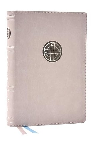Life in Christ Bible: Discovering, Believing, and Rejoicing in Who God Says You Are (NKJV, Cream Leathersoft, Red Letter, Comfort Print)