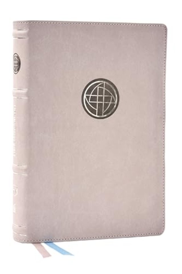 Life in Christ Bible: Discovering, Believing, and Rejoicing in Who God Says You Are (NKJV, Cream Leathersoft, Red Letter, Comfort Print)