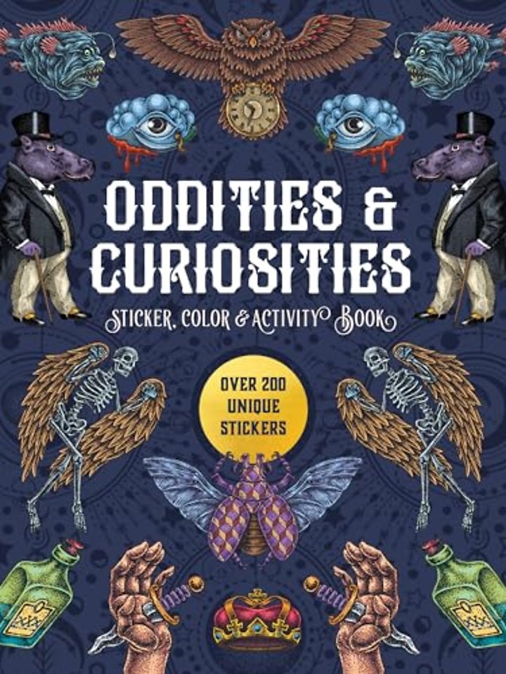 Oddities & Curiosities Sticker, Color & Activity Book