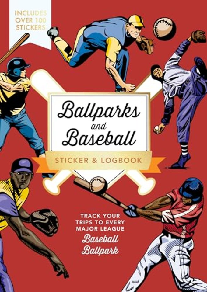 Ballparks and Baseball Sticker & Logbook