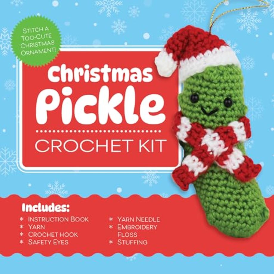 Christmas Pickle Crochet Kit