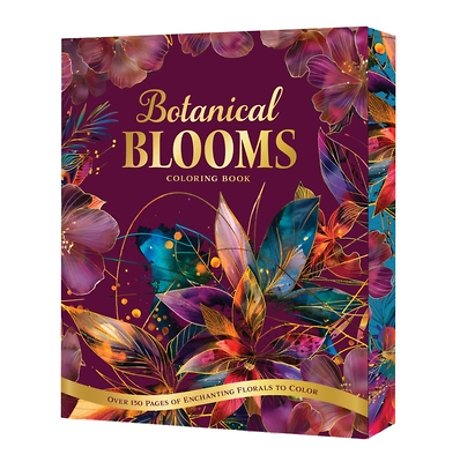 Botanical Blooms Coloring Book