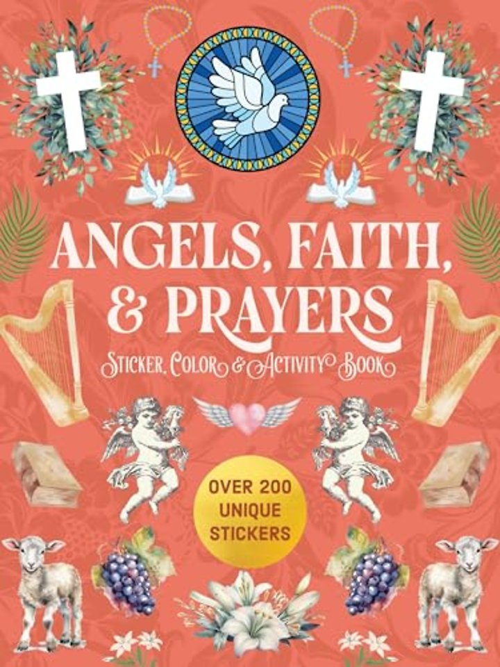 Angels, Faith & Prayers Sticker, Color & Activity Book