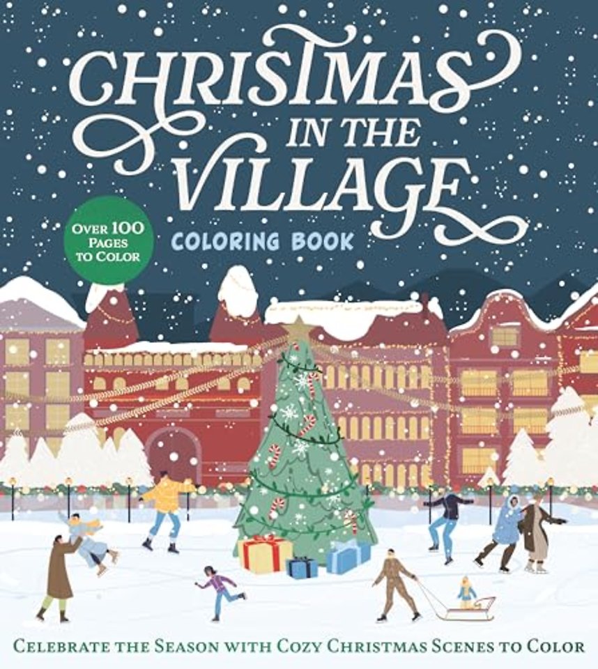 Christmas in the Village Coloring Book