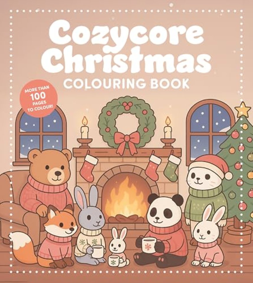 Cozycore Christmas Colouring Book