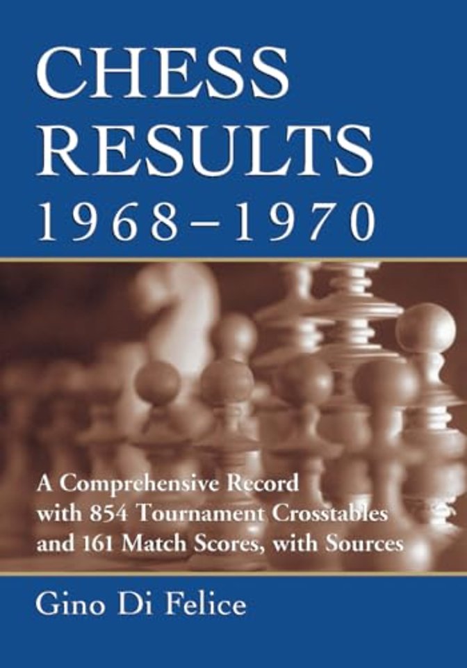 Chess Results, 1968-1970