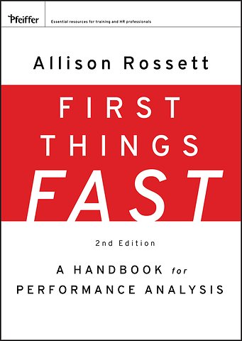 First Things Fast – A Handbook of Performance Analysis 2e