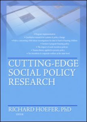 Cutting-Edge Social Policy Research