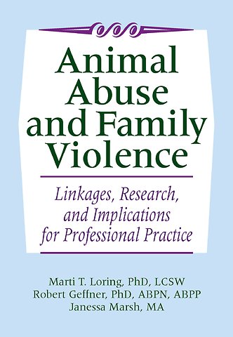 Animal Abuse and Family Violence